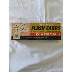 Vintage Flash Cards Box Set 1964